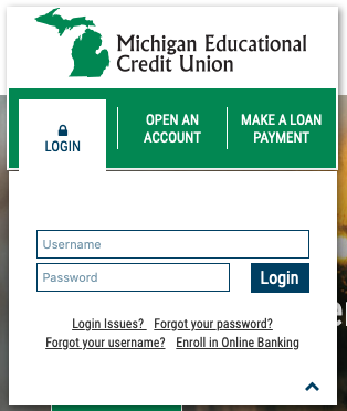 MECU Home Banking Support - Michigan Educational CU